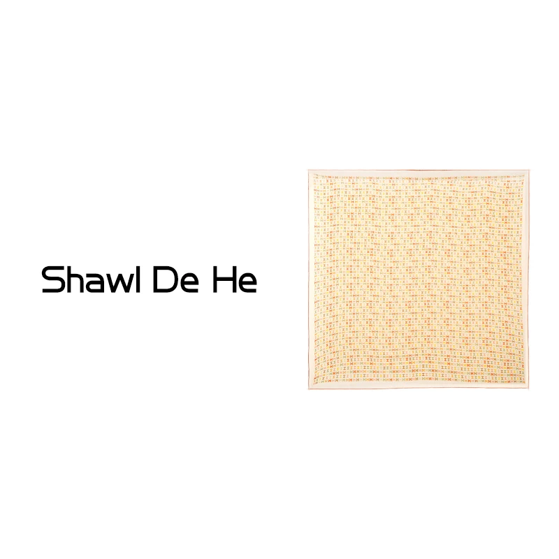 【H小字母】戒指绒澳毛披肩130*130cm时尚百搭轻薄手工卷边女士围巾