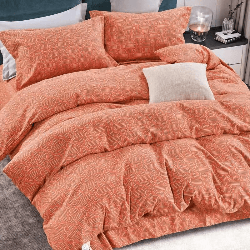 秋款加厚生姜暖绒四件套 (枕套48*74被套200*230床单230*250)