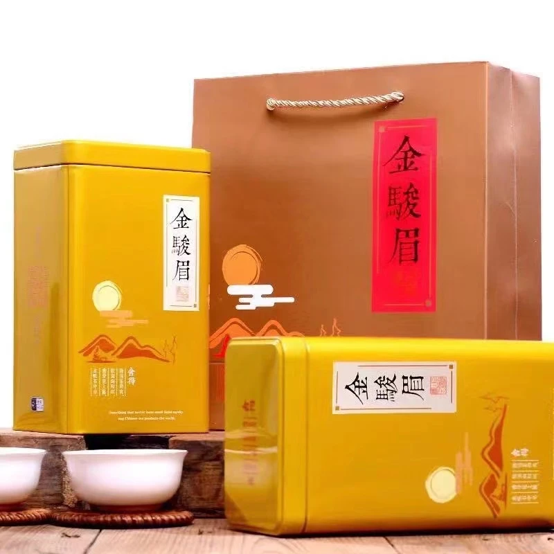 新茶春茶浓香蜜香型金骏眉大红袍正山小种高山绿茶罐装批发舍得