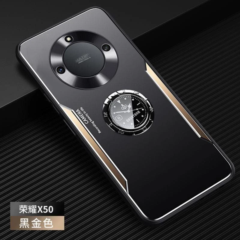 华为荣耀X50手机壳ALI-AN00曲屏honor×50.高档磨砂男镜头全包保