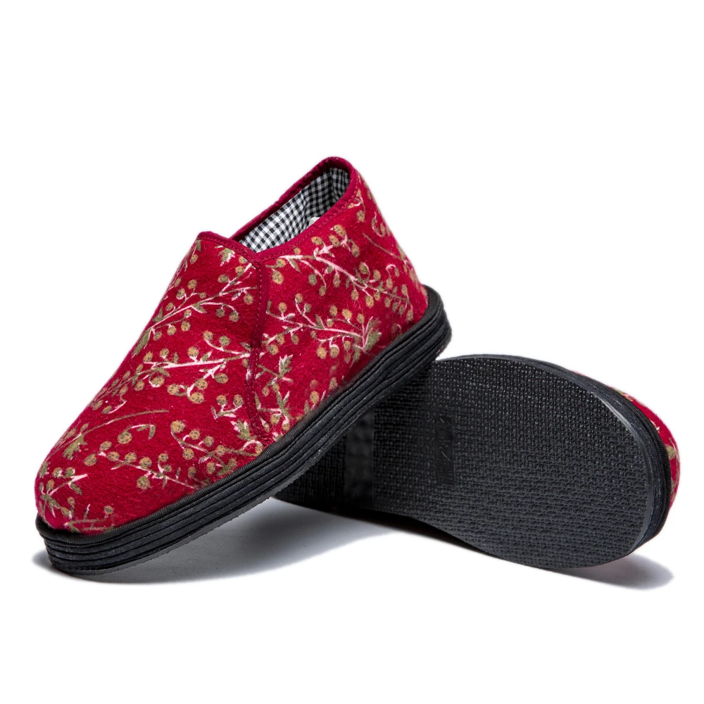 冬季新款手工千层底布鞋棉花老北京布鞋