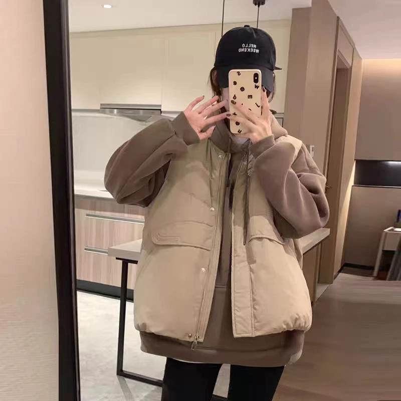 【燕子严选】韩版时尚百搭棒球服羽绒马夹