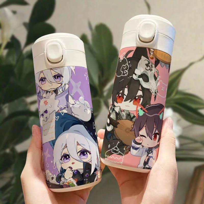 时空中的绘旅人周边保温杯轻便携带ins高颜值水杯子不锈钢水壶女