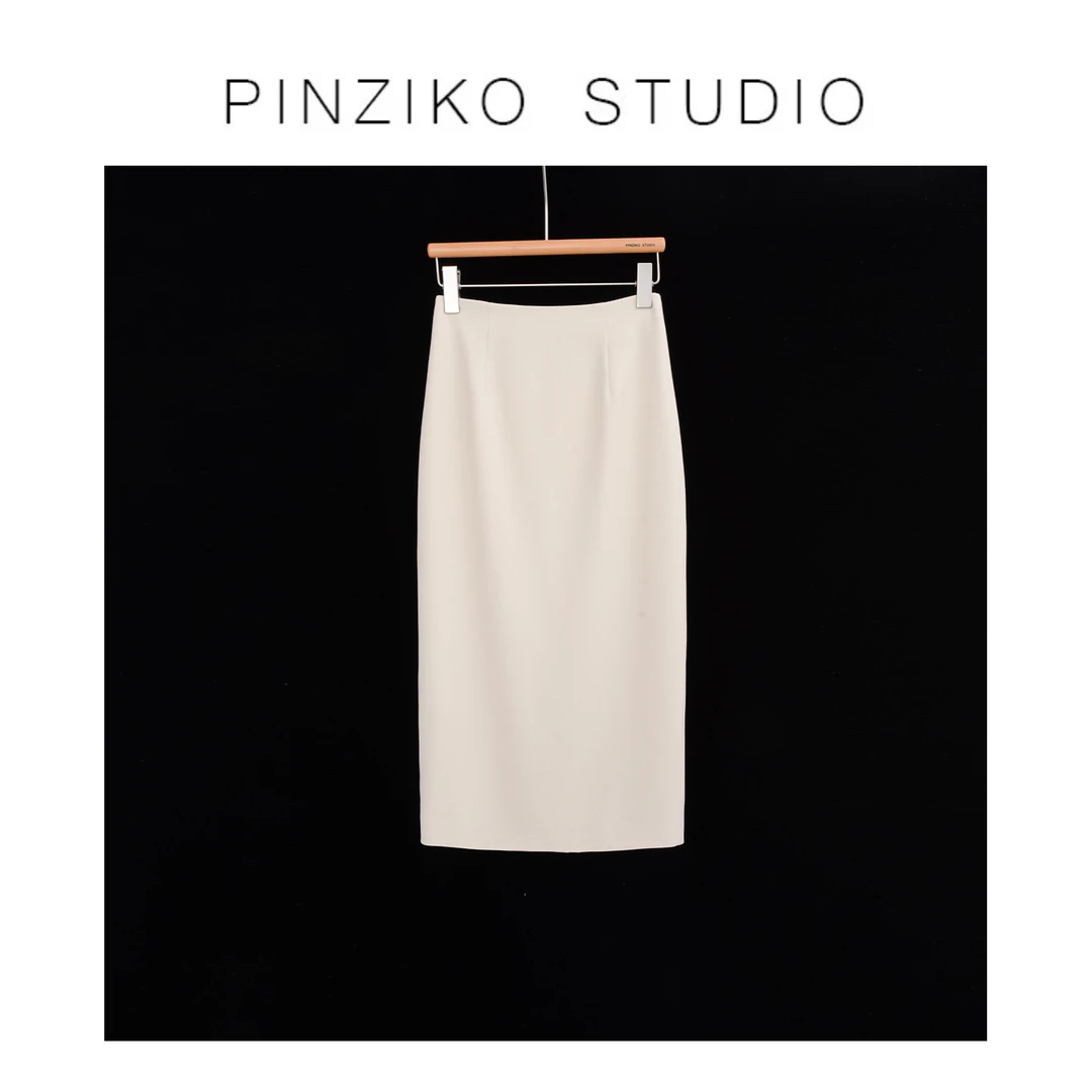 【PINZIKO】冰肌系列~半身裙夏季新款时尚优雅气质百搭半身裙TJE138