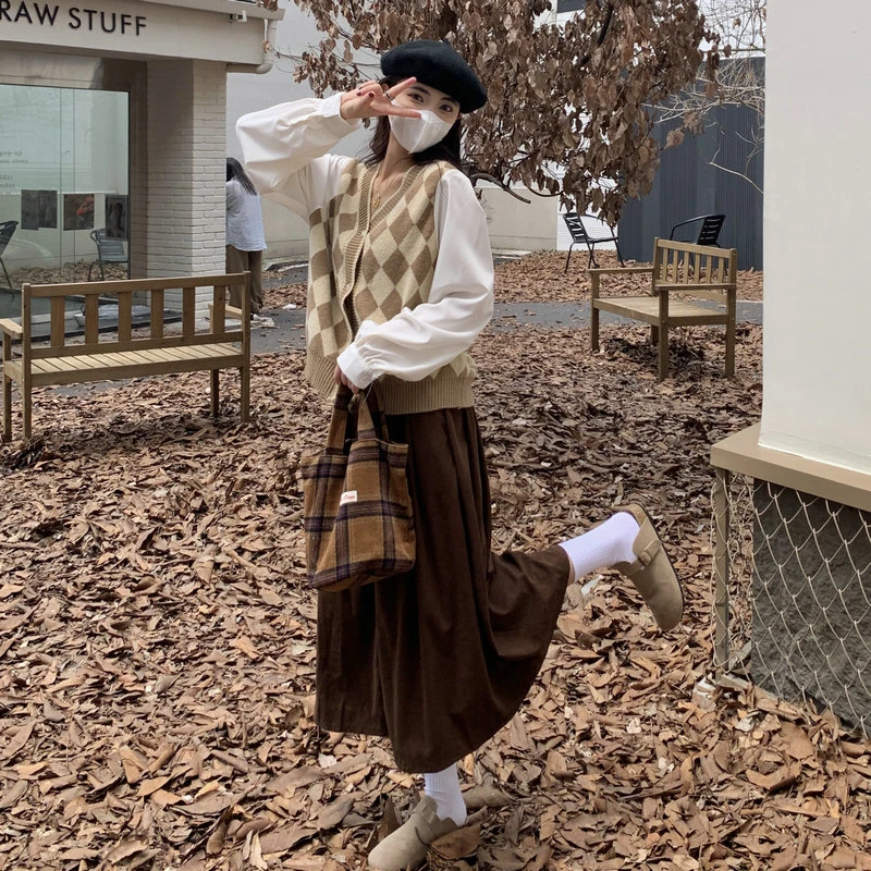 实拍~2024大码女装秋冬季套装可爱百搭休闲套装胖mm外出显瘦套装