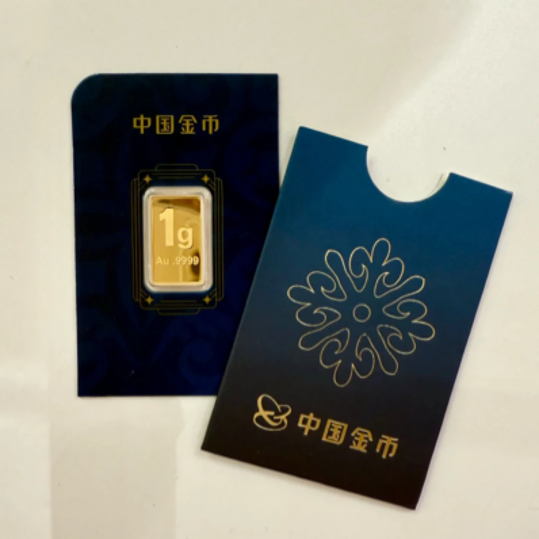 原厂封装-中国金币1克金单枚装