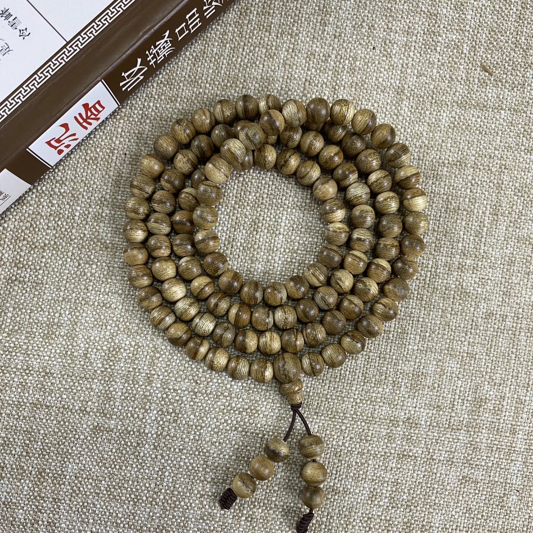 【正品】马泥涝沉香，虎纹，规格7x108 mm，重13.57克（多样性发货）