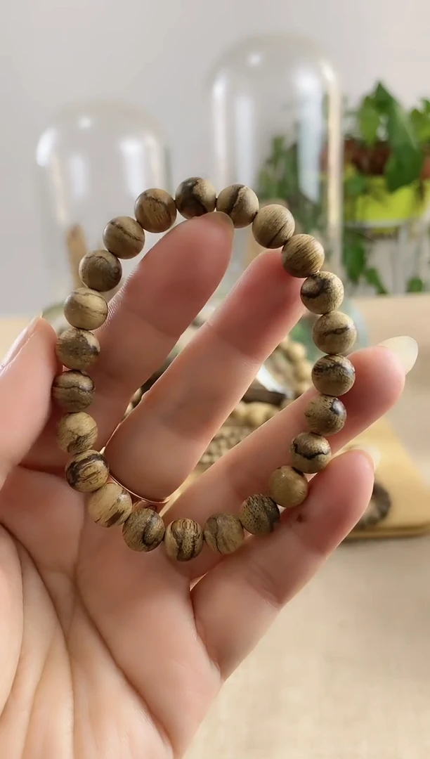 【闪购商品】沉香手串达拉干虎斑9+MM单圈