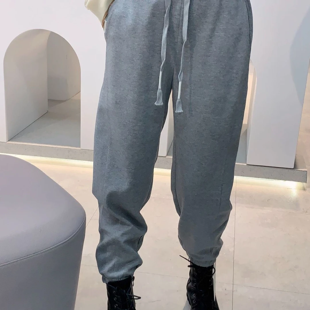 C6808春秋休闲卫裤女宽松显瘦裤子A140-77