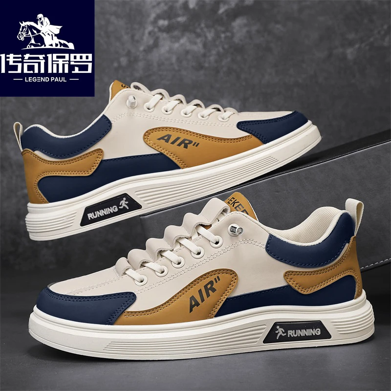 传奇保罗传奇保罗秋冬季潮鞋2024新款休闲运动鞋男鞋潮流百搭透气