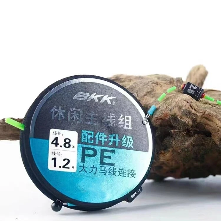 BKK休闲主线杆稍无结升级版纯手工精绑尼龙线主线(4付装可混搭)