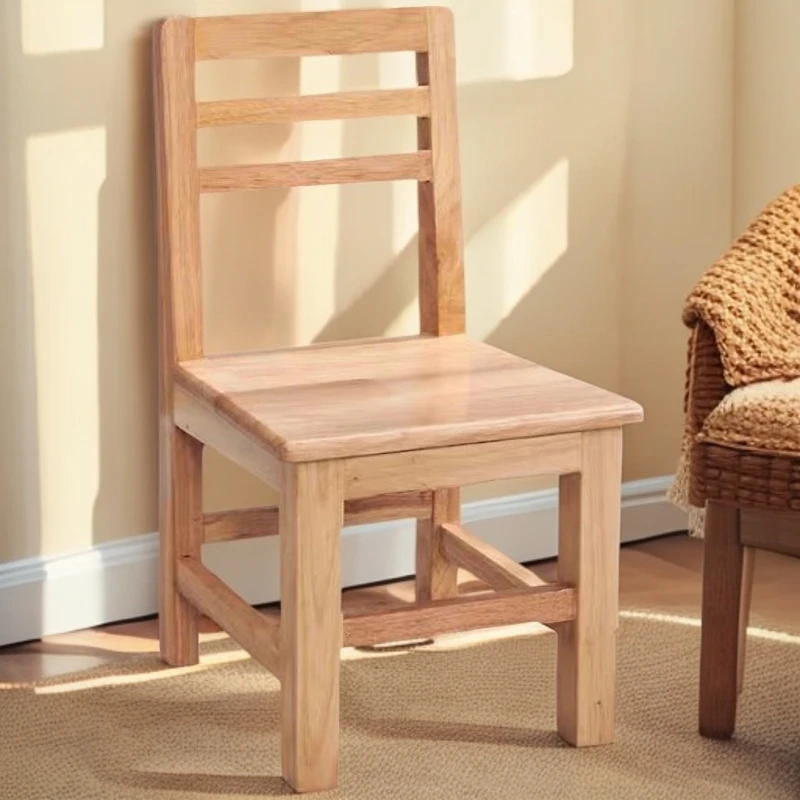 实木小椅子家用靠背凳子简约小木凳客厅木凳子原木板凳小凳子矮凳