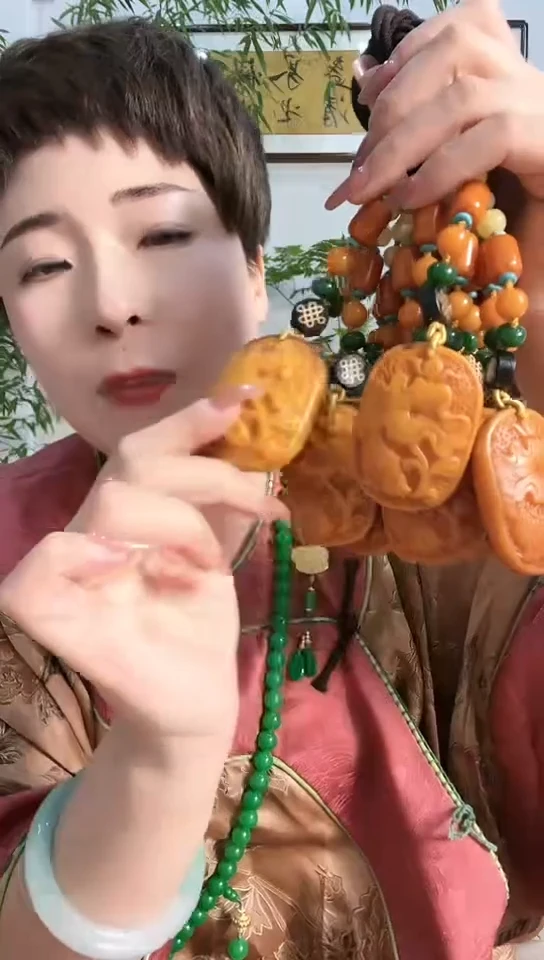 【闪购商品】琥珀颈饰未镶嵌00000000936
