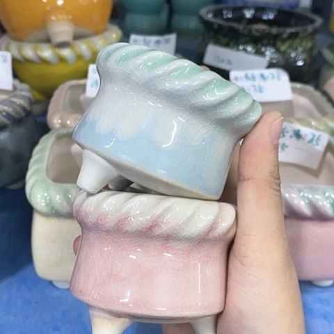 红陶20CM以下2个口不圆浮力