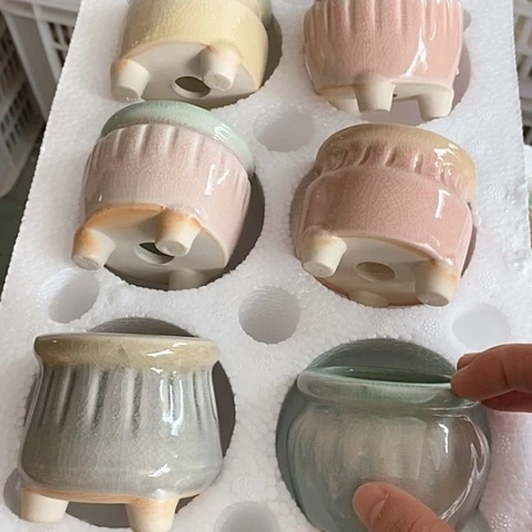 红陶20CM以下6个随机浮力