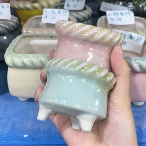 红陶20CM以下2个口不圆浮力