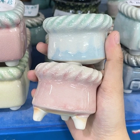 红陶20CM以下2个口不圆浮力
