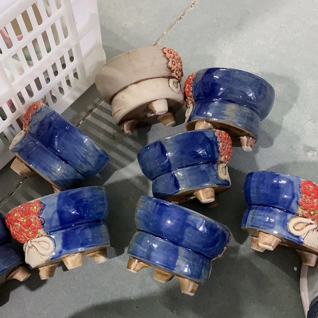 红陶一个瑕疵随机浮力