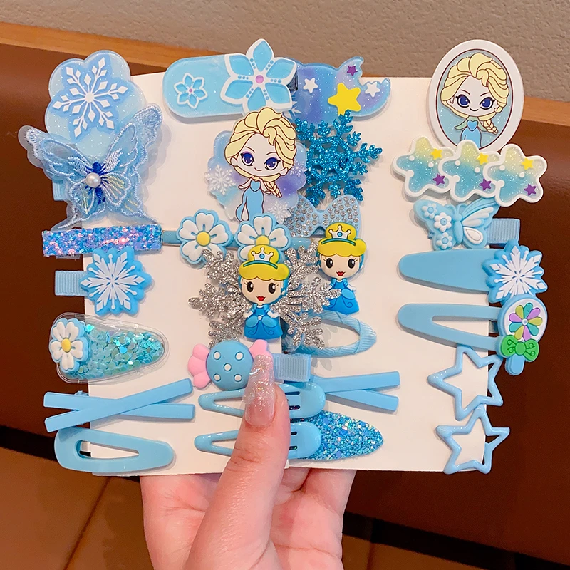 冰雪奇缘发夹儿童发卡头饰小女孩可爱公主发夹女童宝宝头饰夹子新