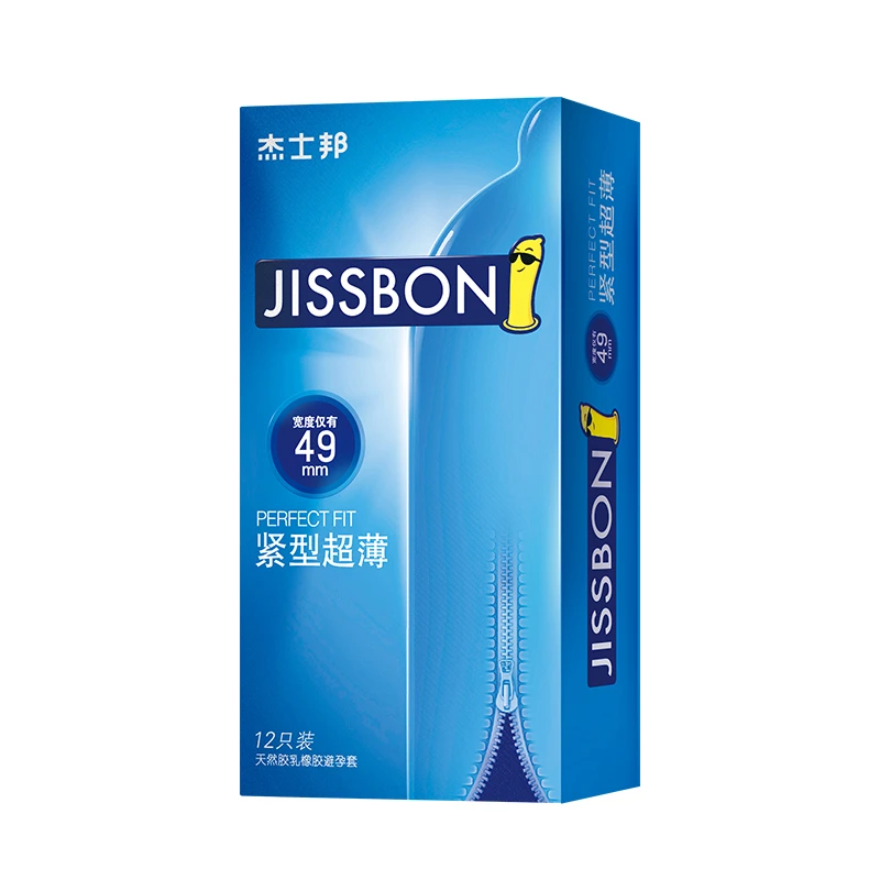 jissbon/杰士邦紧型超薄安全套12只 男用天然胶乳橡胶避孕套01