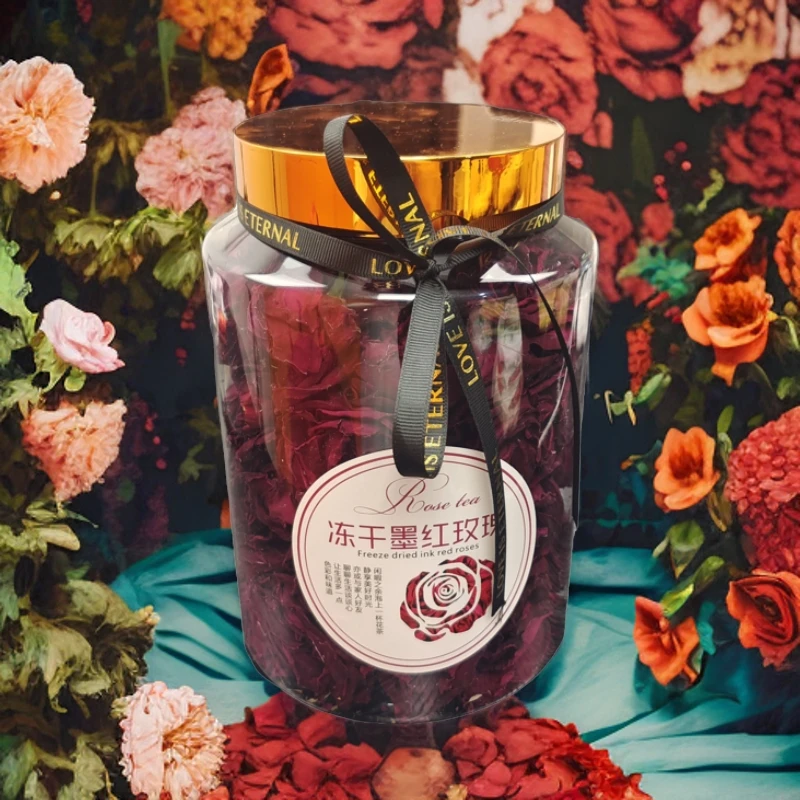 云南冻干墨红玫瑰花丨425