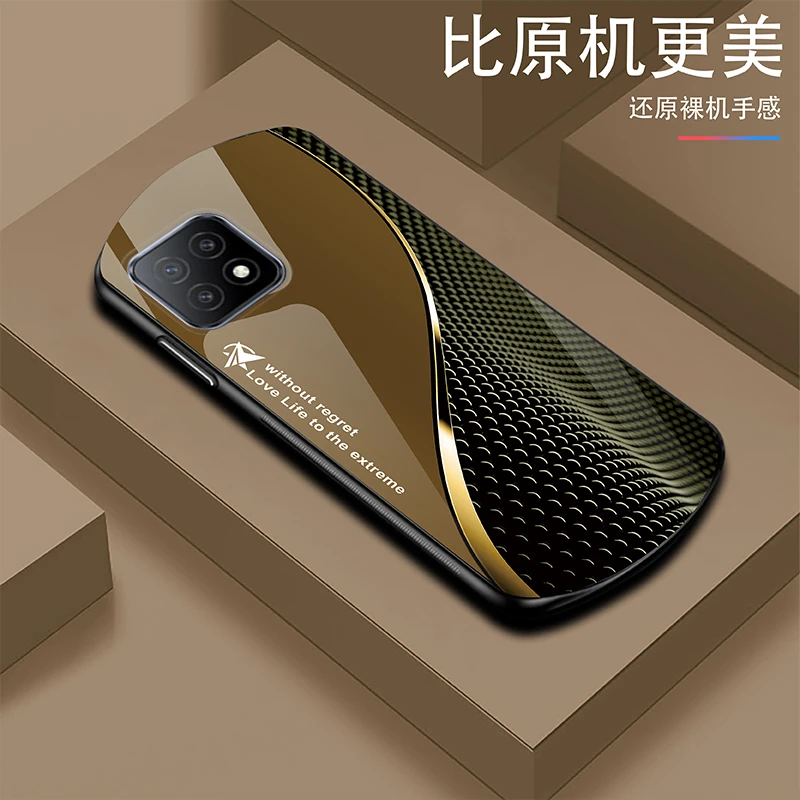 新款【适用OPPO A53】轻奢时尚简约大气耐磨玻璃手机壳
