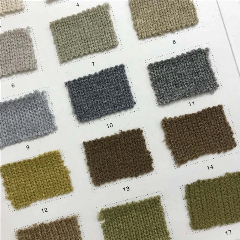 380g罗纹仿羊绒面料29个颜色现货供应蚕丝绒醋酸羊毛面料906S490