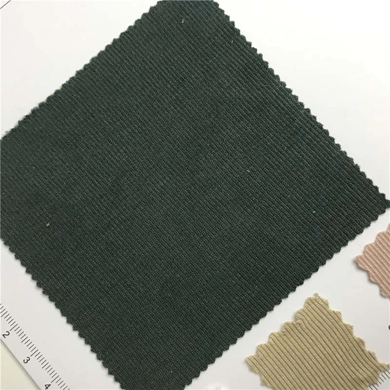 200g仿铜氨细条纹针织面料 45个颜色现货供应 T恤套装布料1181916