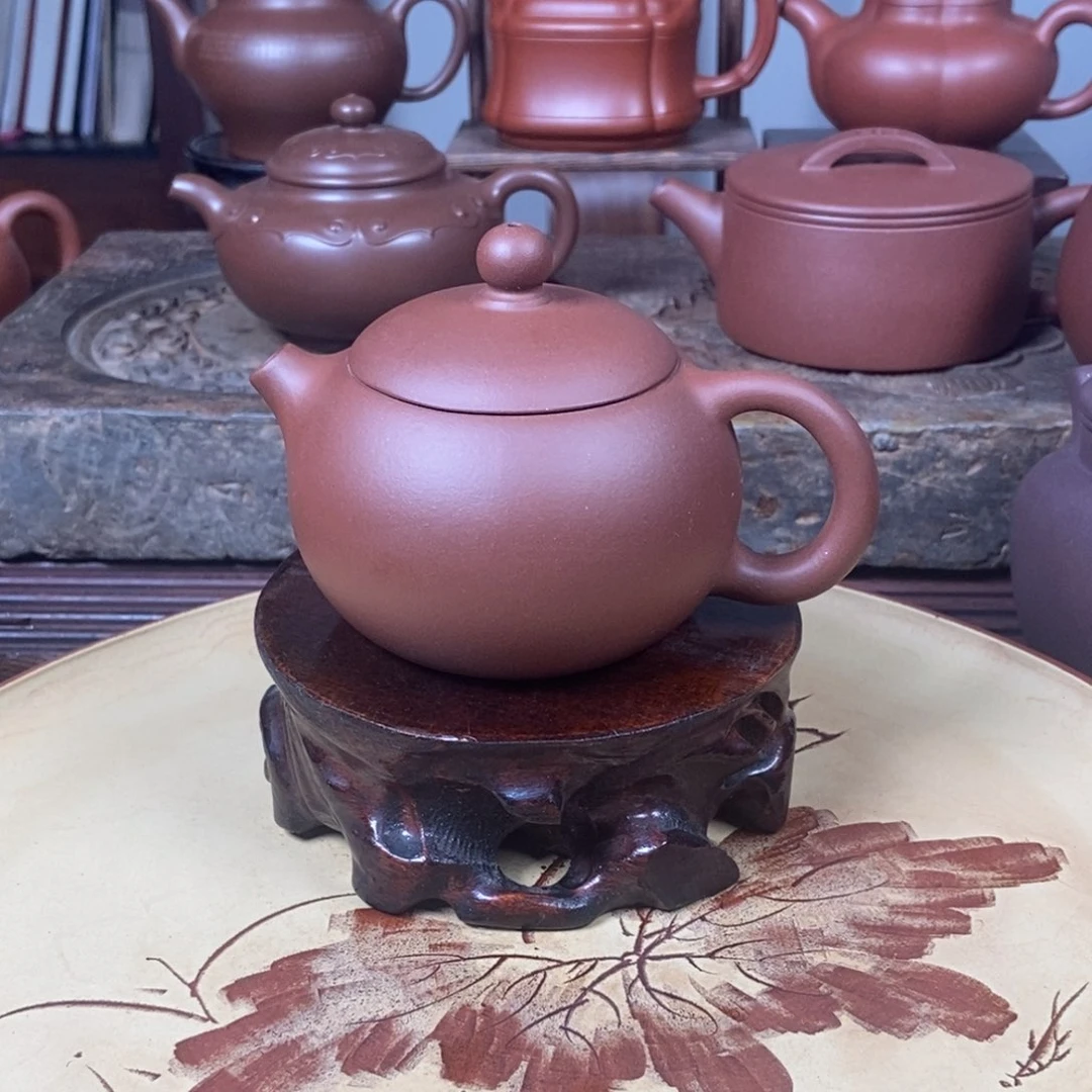 紫砂茶壶底槽清老母亲制作230