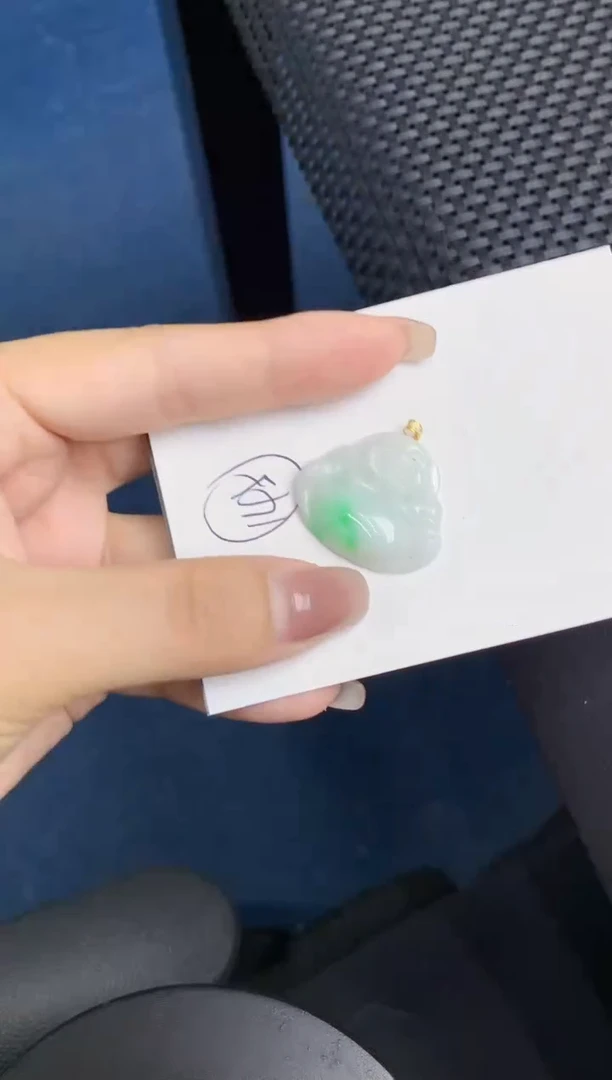 【闪购商品】翡翠颈饰18K金镶嵌000000000