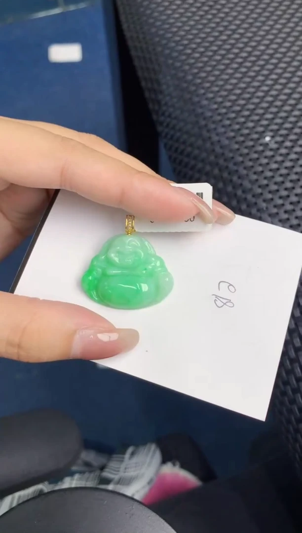 【闪购商品】翡翠颈饰18K金镶嵌000000000