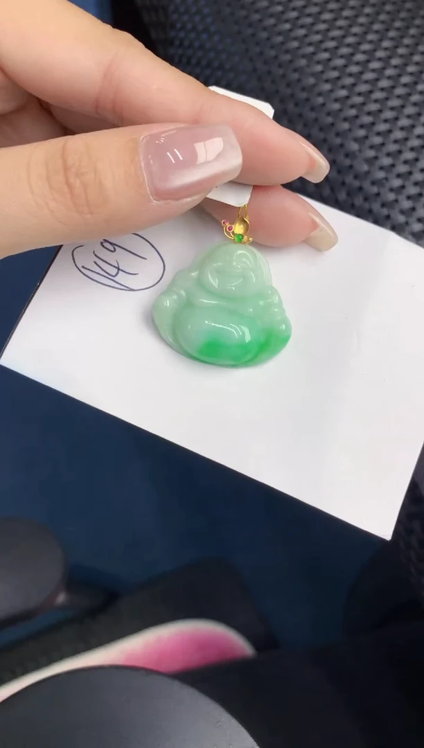 【闪购商品】翡翠颈饰18K金镶嵌000000000