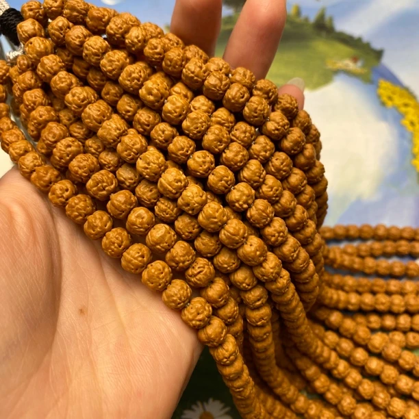 原桩五爪金龙佛手小金刚108*5mm金刚菩提文玩