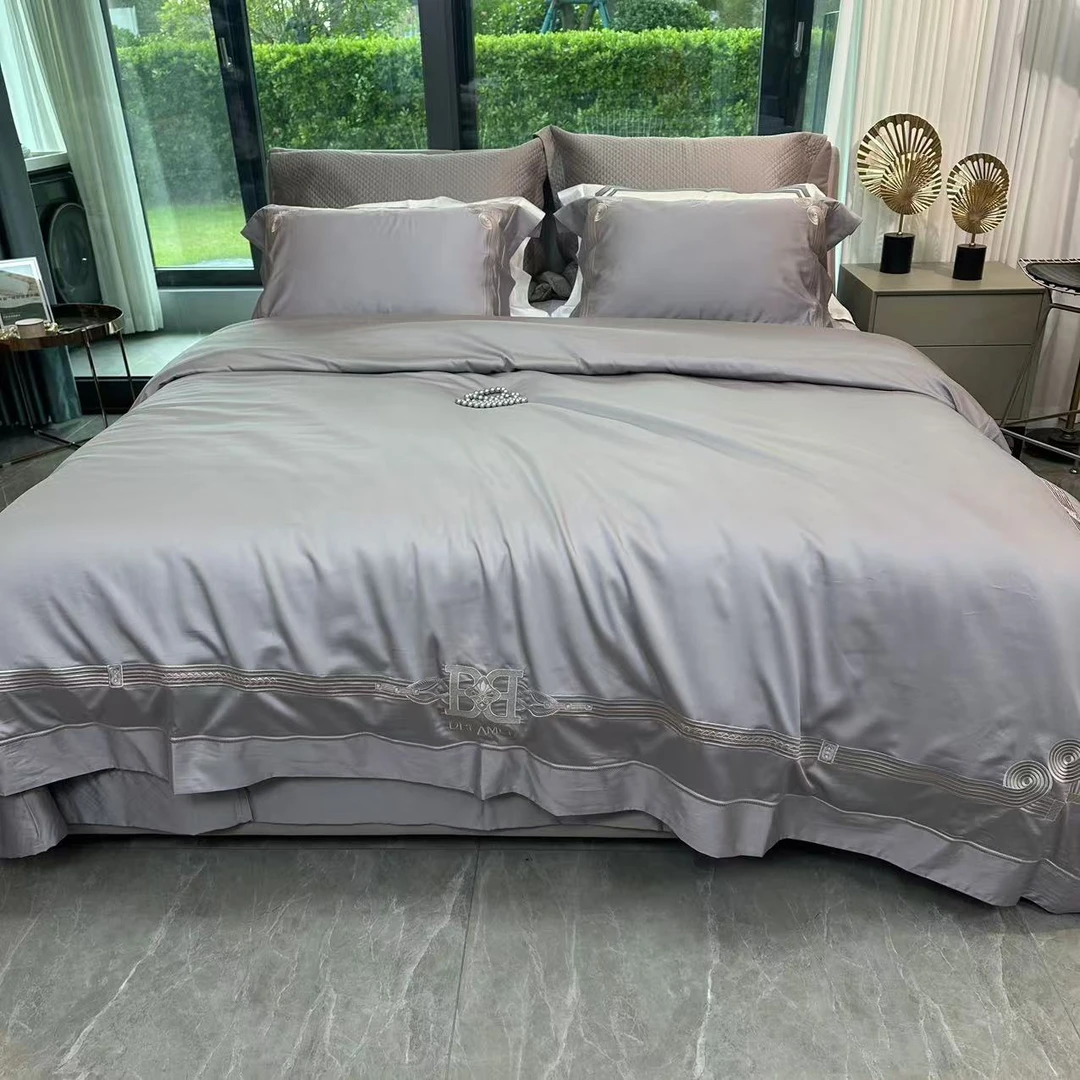 安哥【天丝棉床盖套件】安吉丽娜 东帝兴超细旦100支天丝棉床盖套件