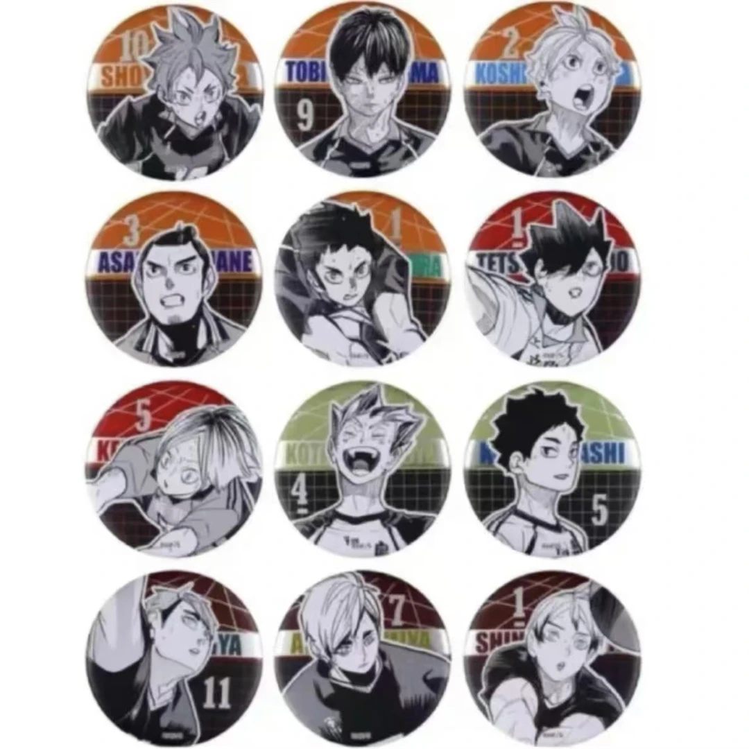 【排球少年】原画浮雕第二弹徽章盲抽拆卡盲盒