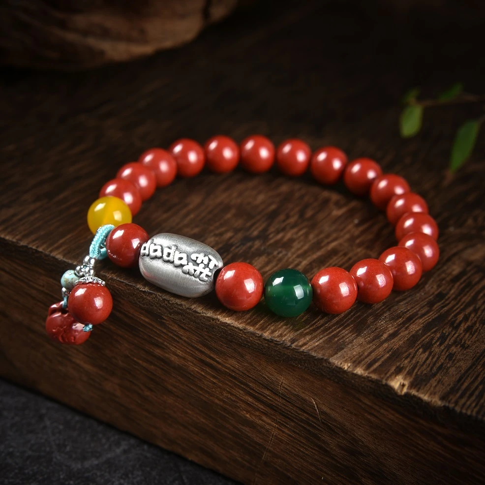 925银手链 （杨七七）红色钱多多手圈圈（140斤内拍）