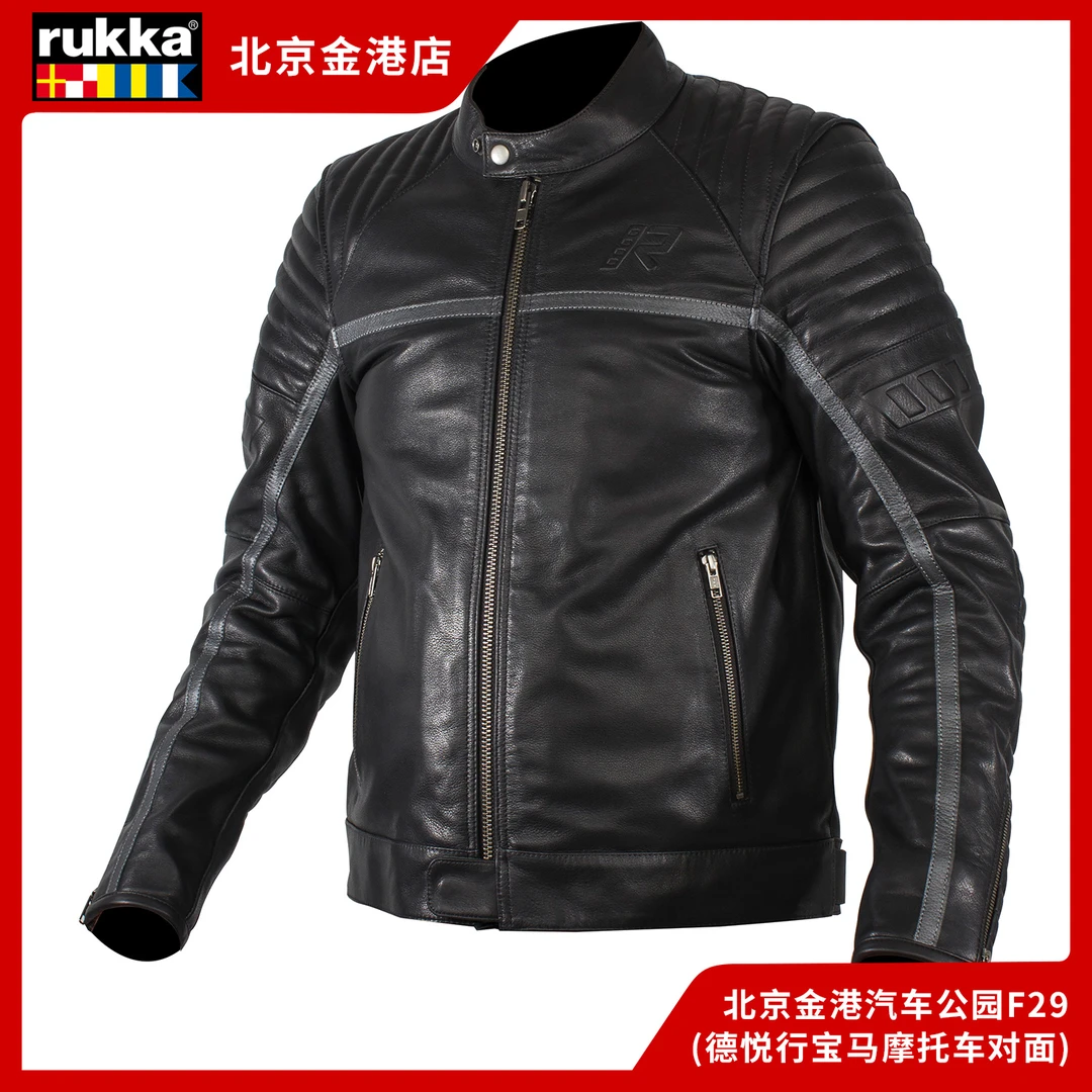 RUKKA Yorkton leather jkt，约克顿真皮夹克(男款)，耐磨牛皮