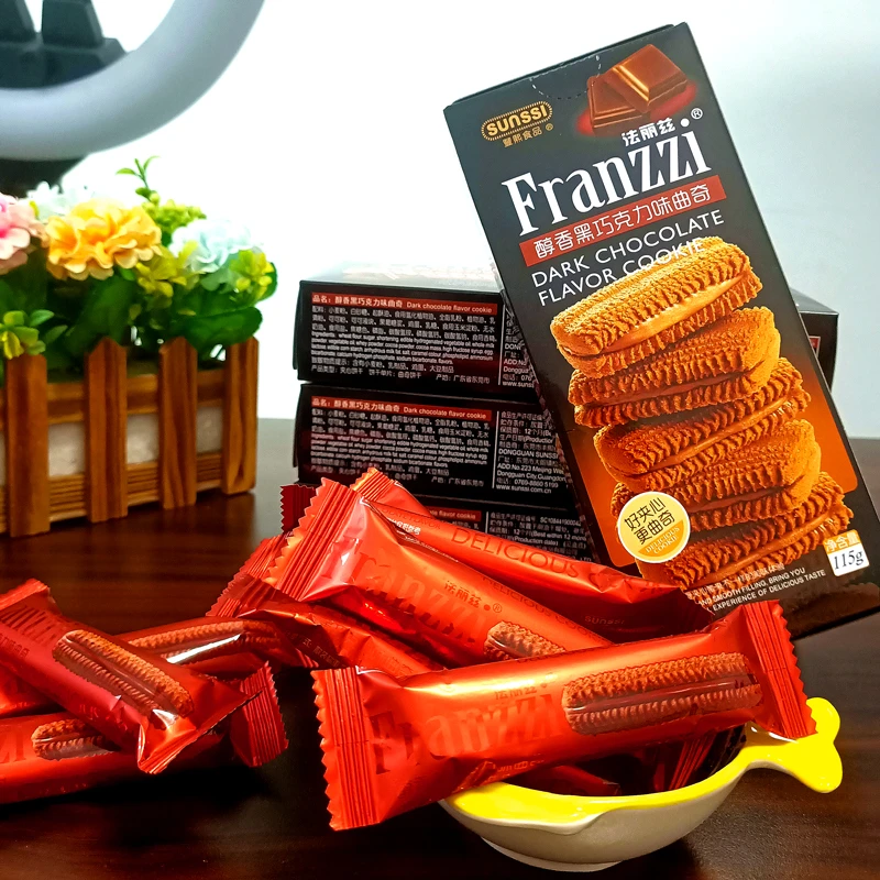 Franzzi法丽兹曲奇饼干巧克力酸奶香草芝士抹茶独立包装网红零食