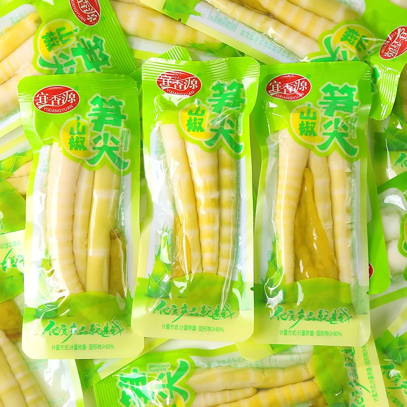 宜香源山椒笋尖小包装脆笋开袋即食泡椒笋干尖尖笋小包装小吃零食