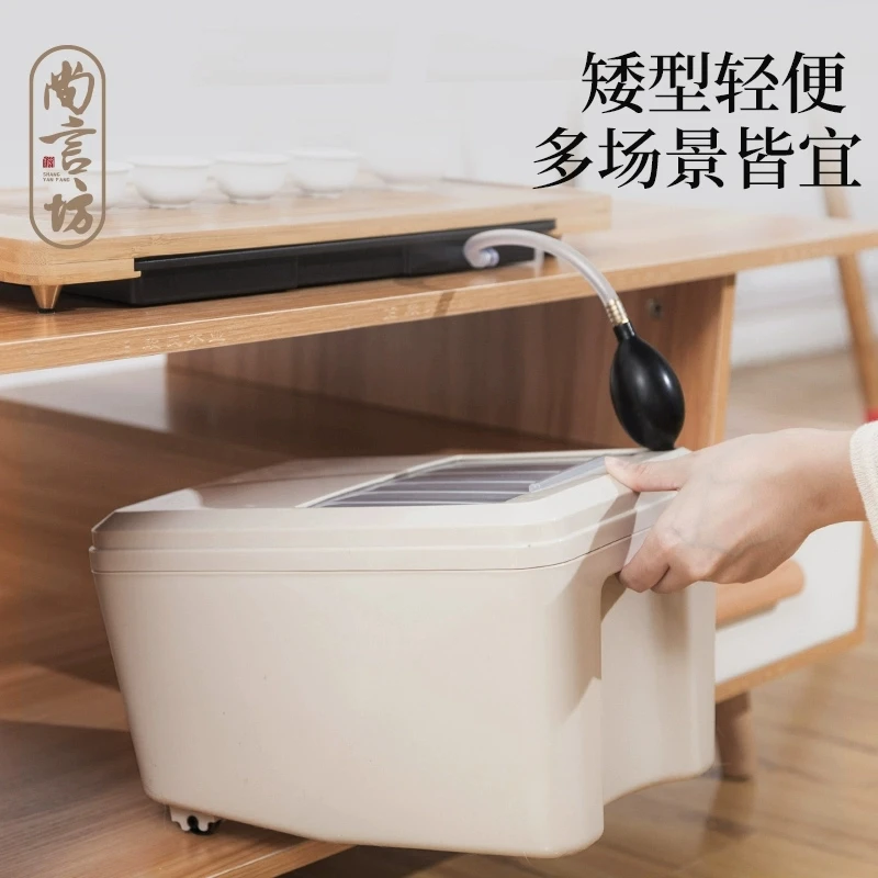 不拙茶水桶茶桶茶渣桶废水桶茶台垃圾桶家用小号茶具配件排水桶