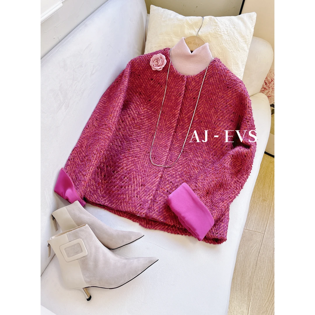 AJ-EVS【美人心计·意大利进口羊毛优雅秋冬外套】