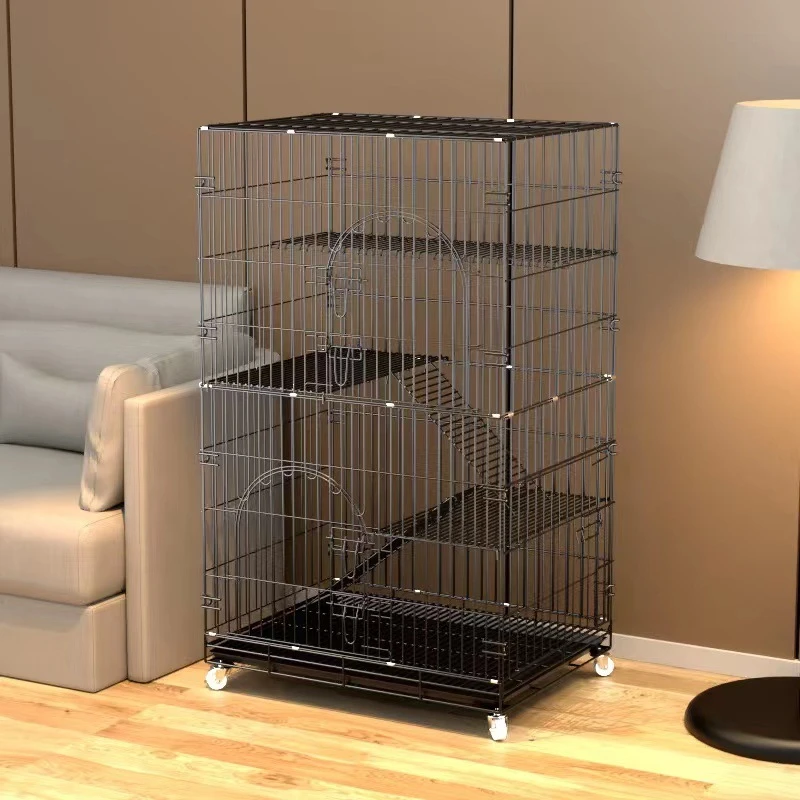 猫笼猫别墅三层自由空间猫笼子批发豪华猫房子猫舍猫窝猫爬架代发