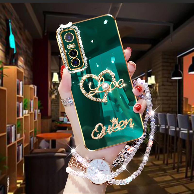 vivos7e手机壳潮流奢华新款女士ins风v2031a网红防摔奢华保护套壳