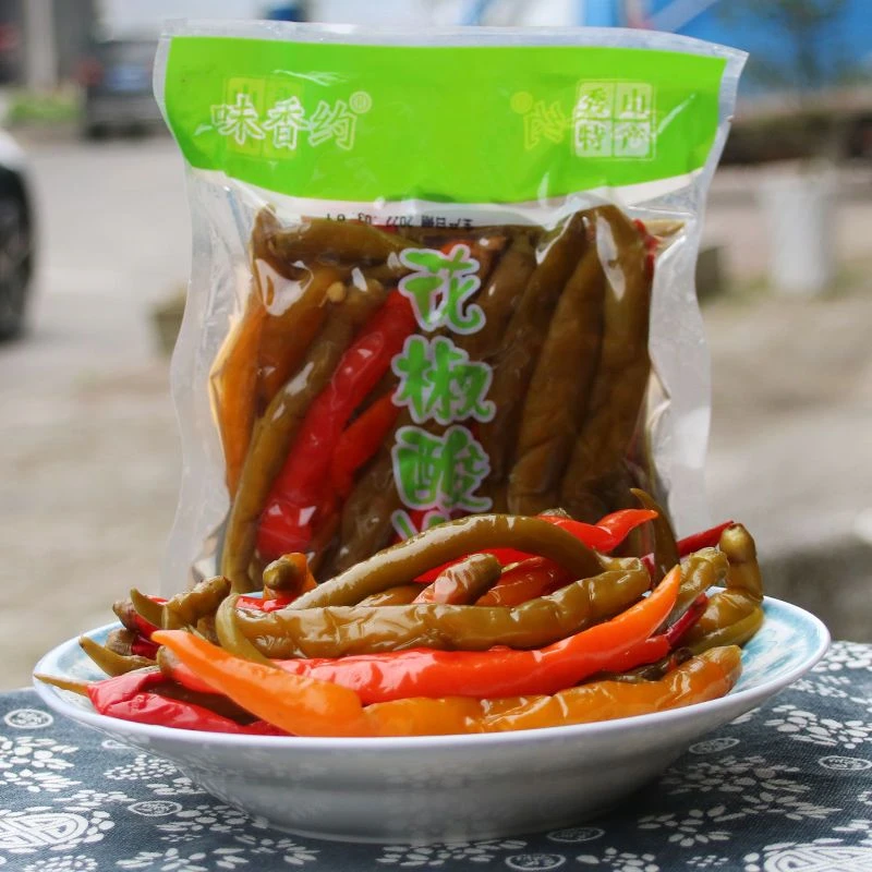 花椒酸辣椒泡椒泡菜腌制辣椒500g四川重庆秀山