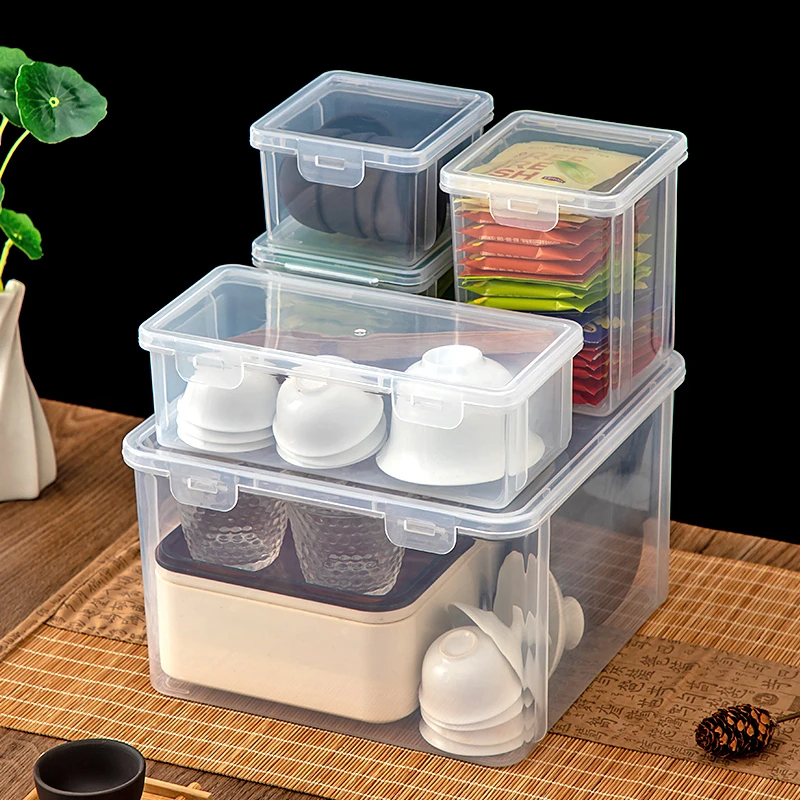 透明茶具收纳盒茶具配件整理盒大容量放功夫茶具收纳架储物盒置物