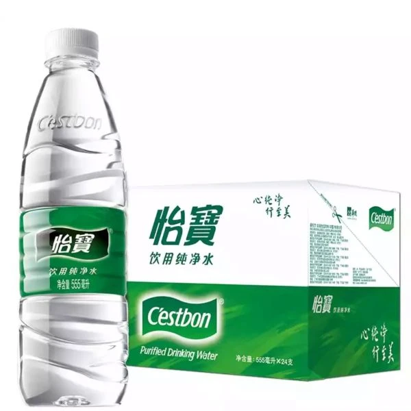 怡宝纯净水 555ml*24瓶/箱 【塑包和纸箱随机】