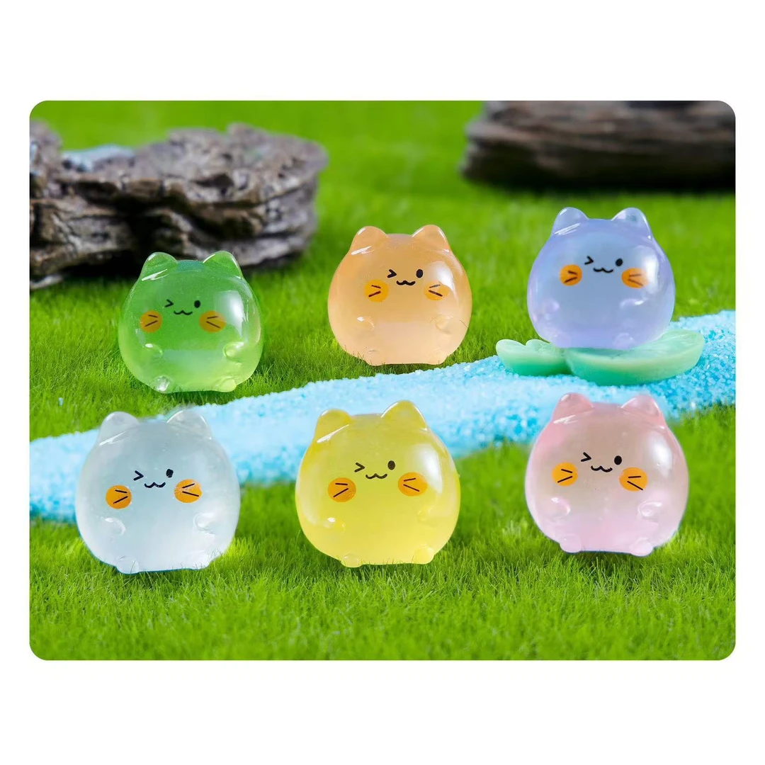 【直播拆夜光小猫】新款可爱网红夜光小猫DIY对对碰I男生桌面摆件