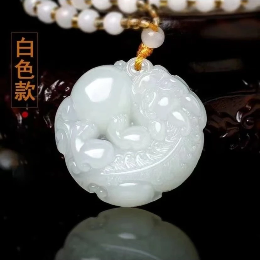 非金属玻璃项链 貔貅吊坠招财有求必应珠链平安扣吊坠情侣链项链