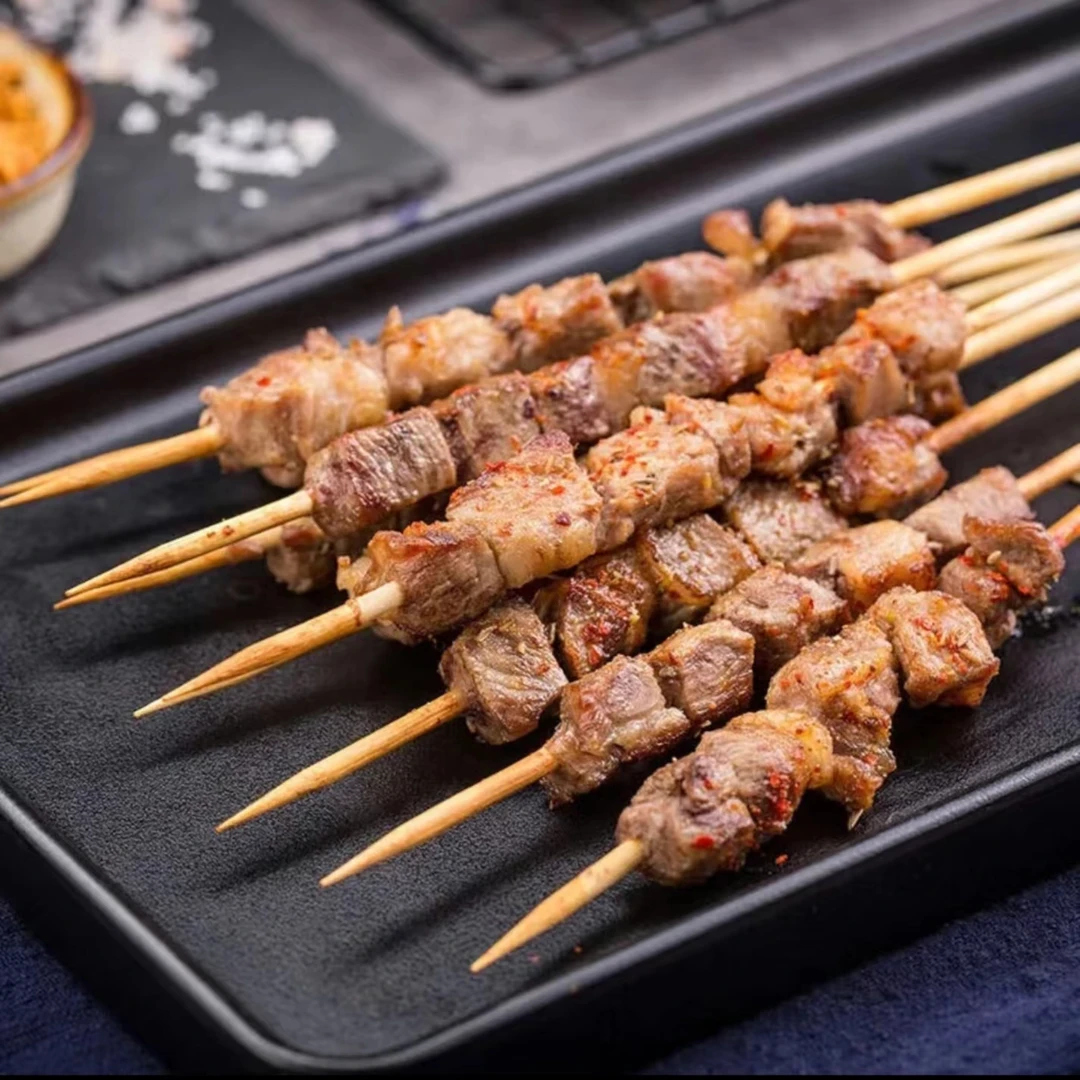 [顺丰包邮]高端纯手工羊肉串清真新鲜牧场烧烤风感波粒美食挑战