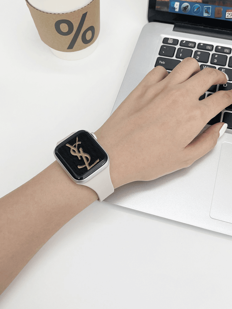 适用applewatch硅胶折叠磁吸表带S7/S8/SE小蛮腰苹果手表表带S654